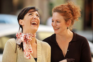 woman friends in thirties