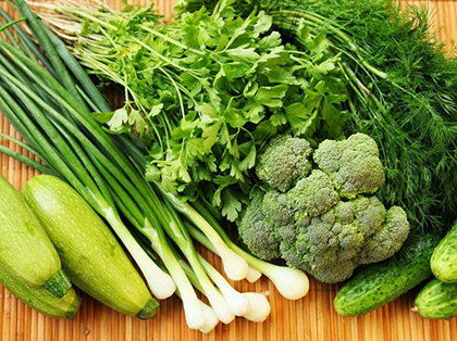 yesil sebzeler